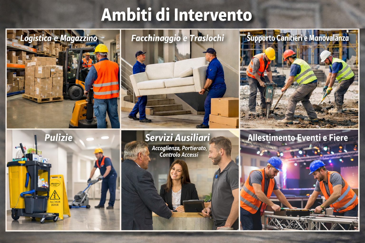 Servizio di supporto manodopera operativo